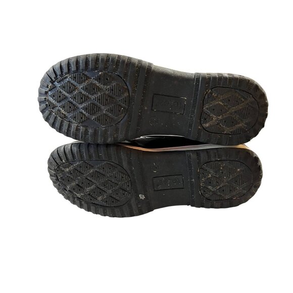 Adventure Gear Girls Winter Boots Size 2 Black & White Quilted - Picture 8 of 9